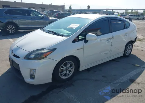 2010 Toyota Prius Ii z USA, uszkodzony, nr VIN JTDKN3DU6A0215716
